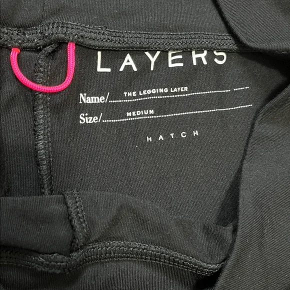Hatch The Legging Layer Black Modal Maternity Postpartum Medium - Picture 3 of 7
